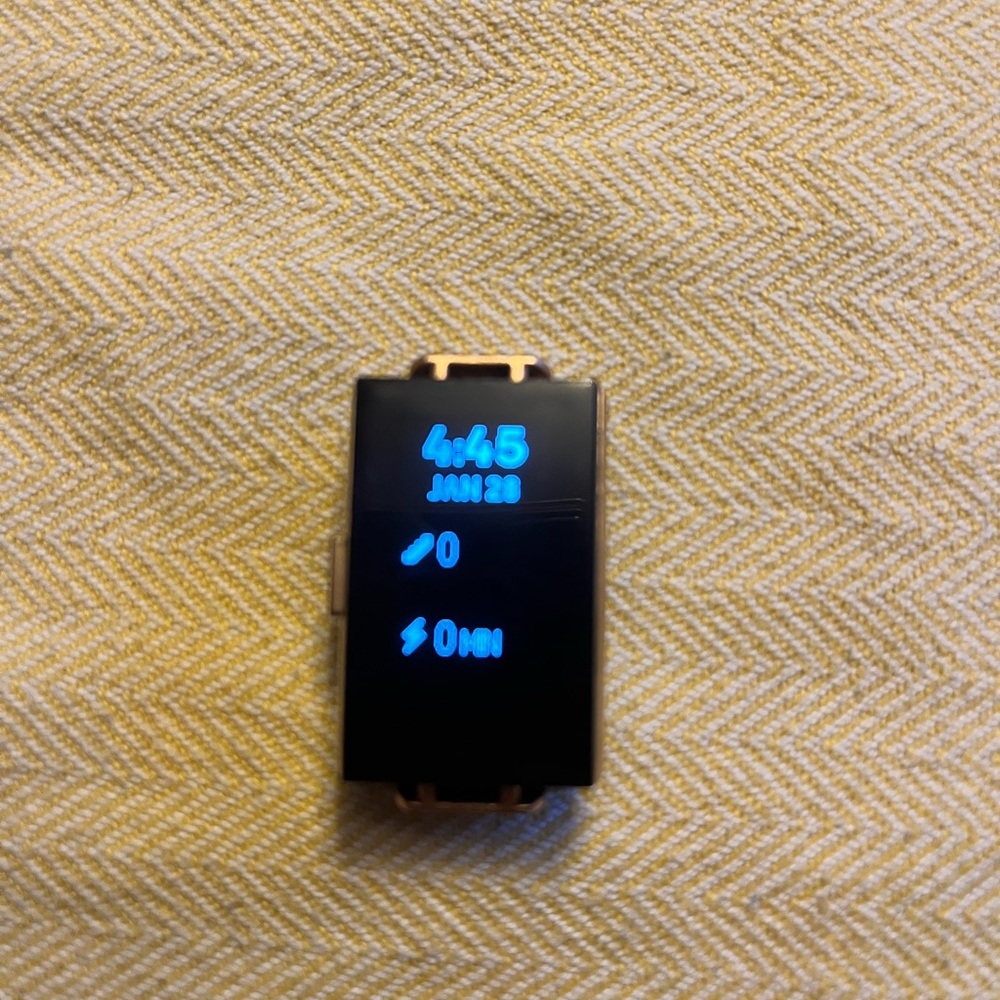 Fitbit Charge 2 with multiple bands and 2 chargers